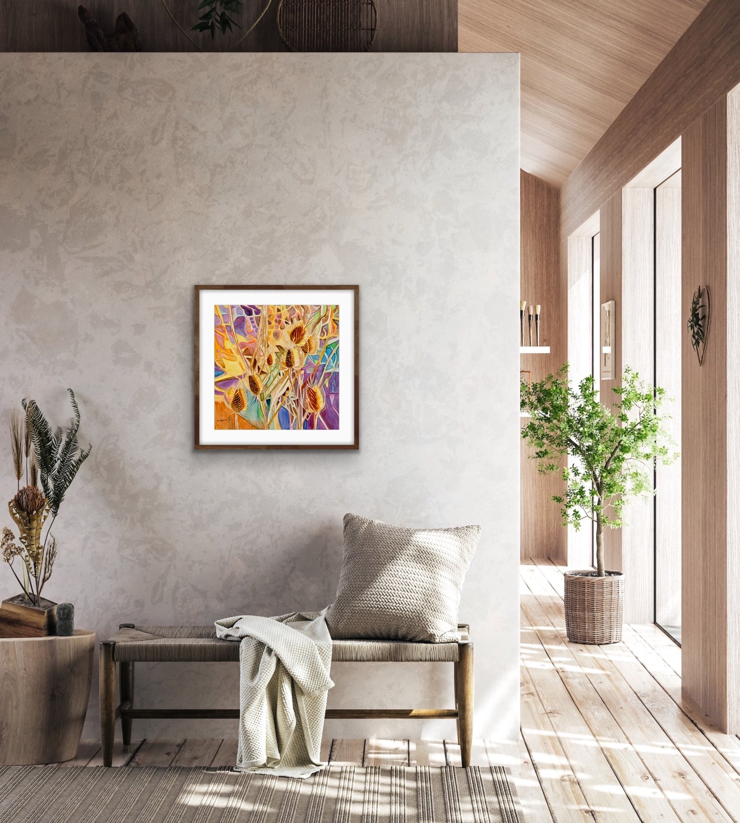 River Thistles in the Sun